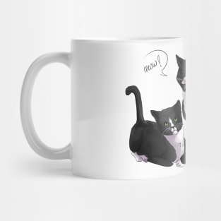 Two Cute Playful Cats Mug